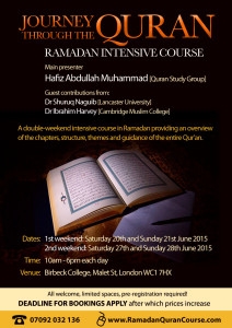 2015 Journey through the Quran to Be Held in London in Ramadan