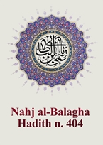 Nahj al-Balagha Hadith n. 404