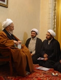 دیدار مسئولان پژوهشکده کلام اهل بیت(ع) با آیت الله العظمی سبحانی