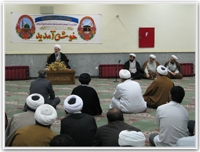 آیت الله محمدی ری شهری در جمع پژوهشگران موسسه علمی _ فرهنگی دارالحدیث