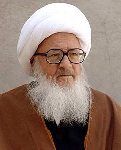 مسؤلان پژوهشگاه قرآن و حدیث با آیت الله وحید خراسانی دیدار کردند