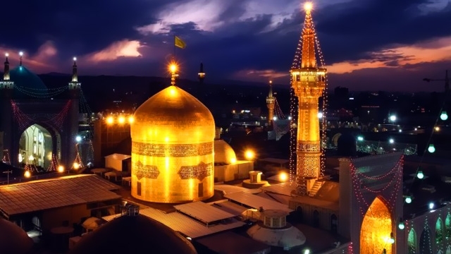 ویژه برنامه شب زیارتی مخصوص امام رضا (ع) در آستان مقدس