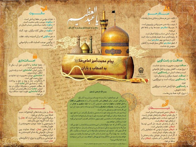 حضرت عبدالعظیم‌حسنی(ع) سفیر امام‌ رضا(ع) در تبیین معارف دینی